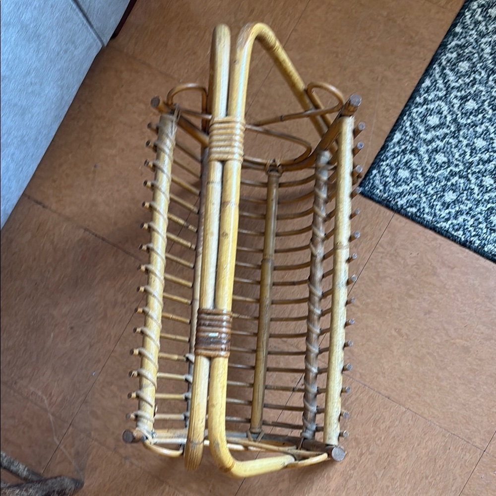 Natural Bamboo Magazine Rack - Picture 3 of 3